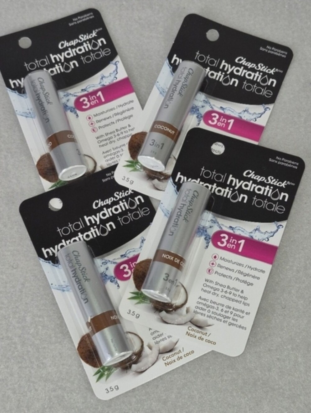 Chapstick Total Hydration Coconut Balm 0.12oz 3.5g DISCONTINUED RARE